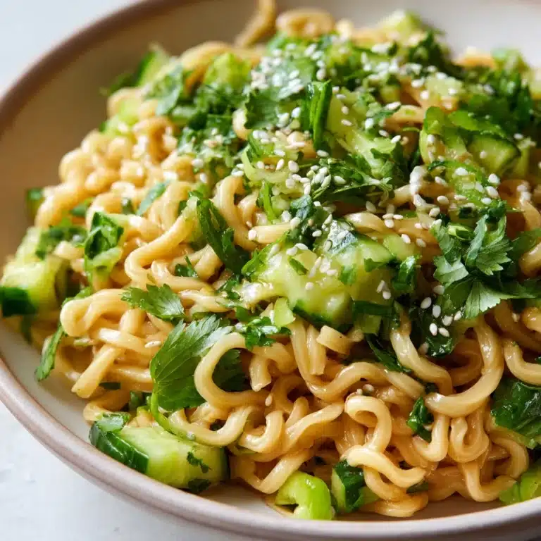 Spicy Peanut Noodle Salad Recipe