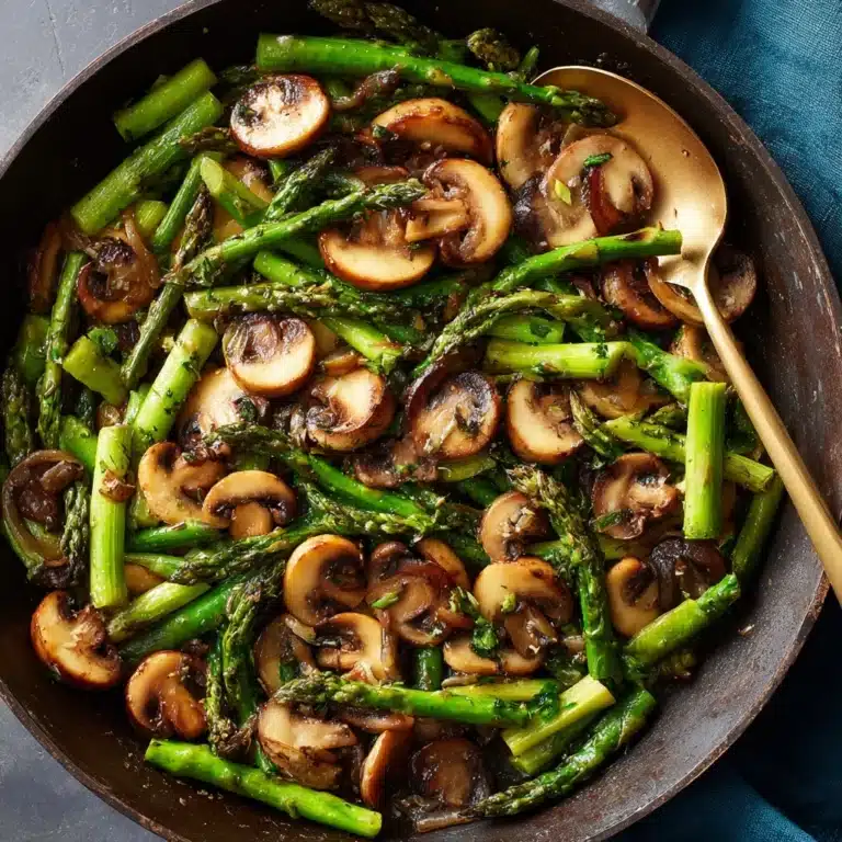 Sautéed Asparagus and Mushrooms Recipe