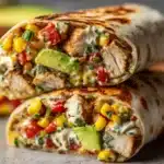 Chicken Ranch Avocado Burrito Recipe