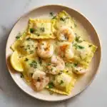 Lobster Ravioli and Lobster in a Zesty Lemon Butter Sauce Recipe