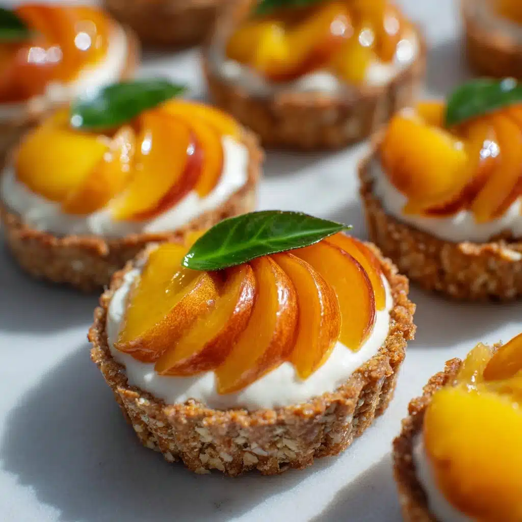 Mini Peach and Cream Cheese Tarts Recipe - Recipe Image