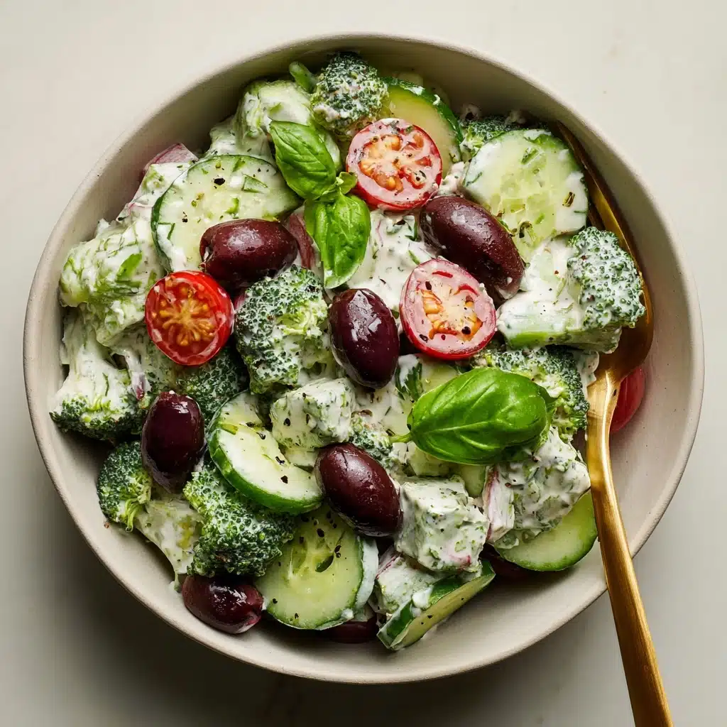 Greek Healthy Broccoli Salad Recipe