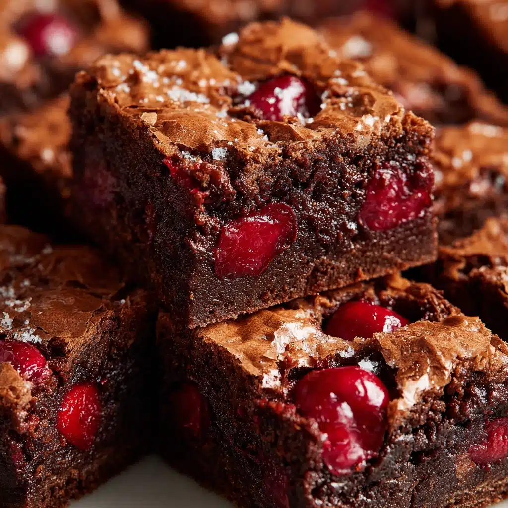 Chocolate Rhubarb Brownies Recipe