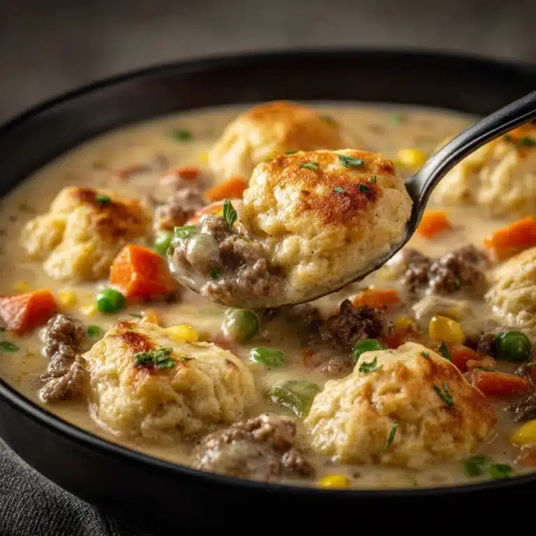 Ground Beef and Dumplings Recipe