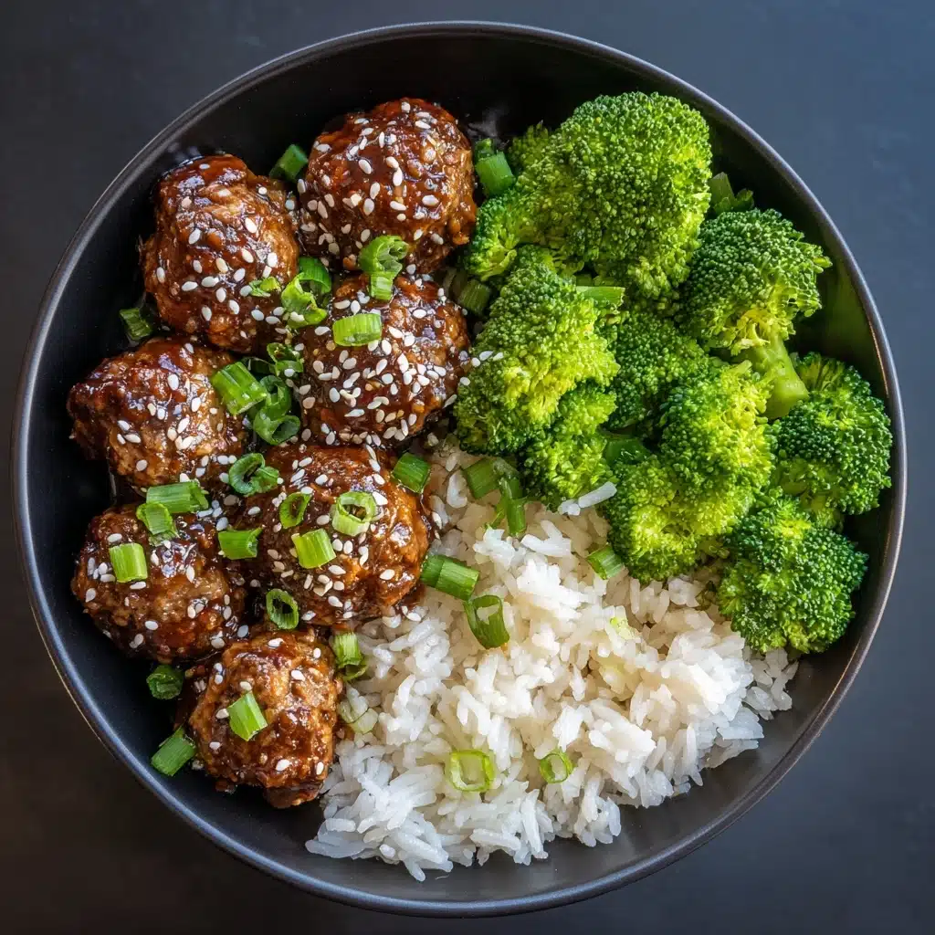 Asian Chicken Meatballs Recipe - Recipe Image