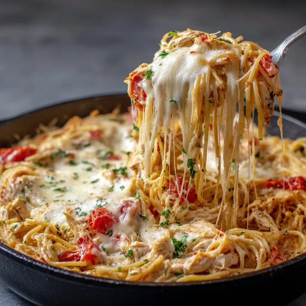 Creamy Chicken Spaghetti Recipe - Recipe Image
