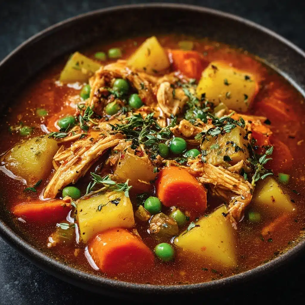 Hearty Chicken and Vegetable Stew Recipe – 1 Comforting Dish You’ll Absolutely Love! Recipe - Recipe Image