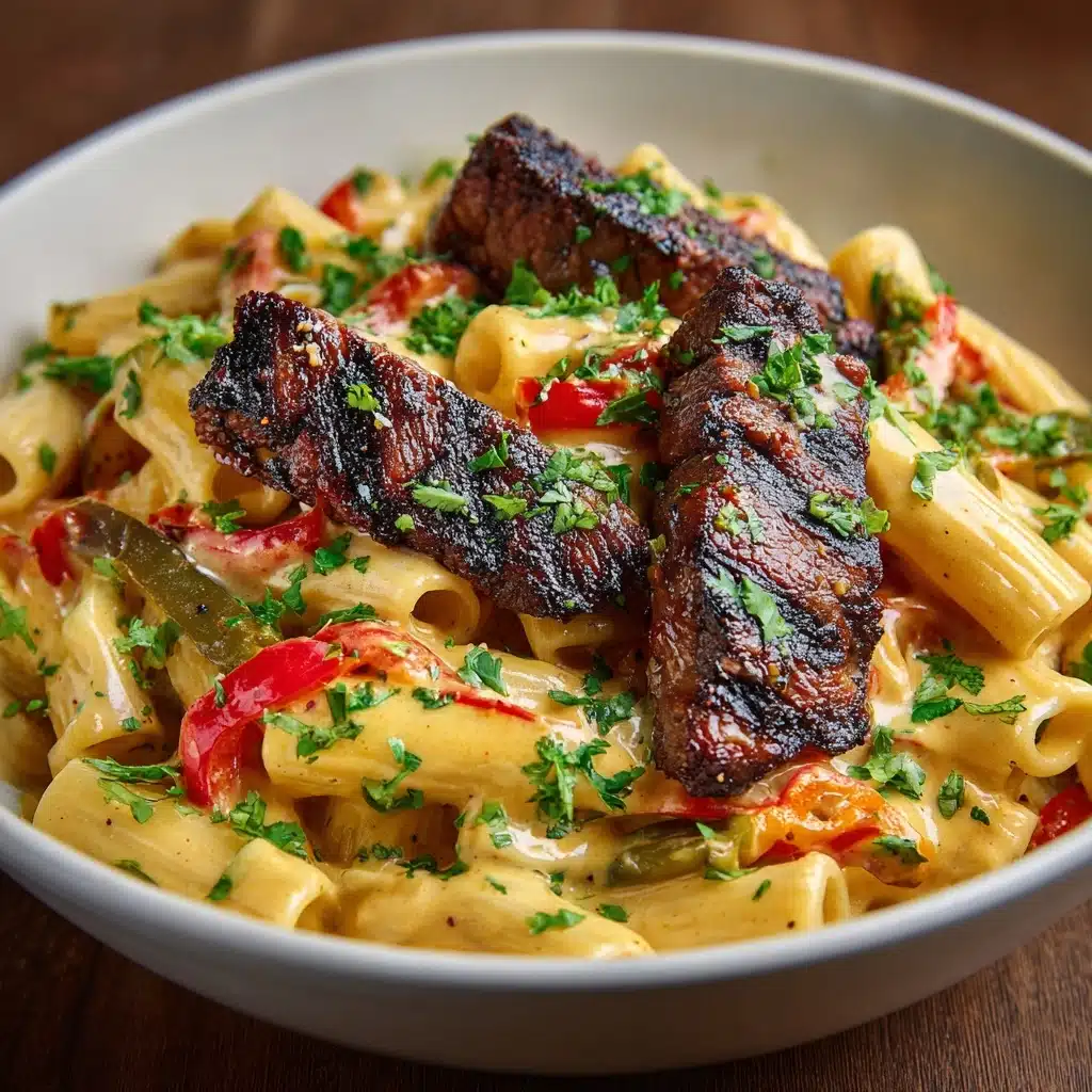 Irresistibly Delicious Creamy Cajun Steak Penne with Garlic & Parmesan Recipe