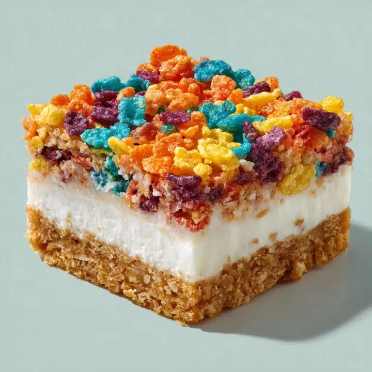 Fruity Pebbles Cookie Cheesecake Bars – 5 Sweet Reasons You’ll Love This Viral Treat Recipe