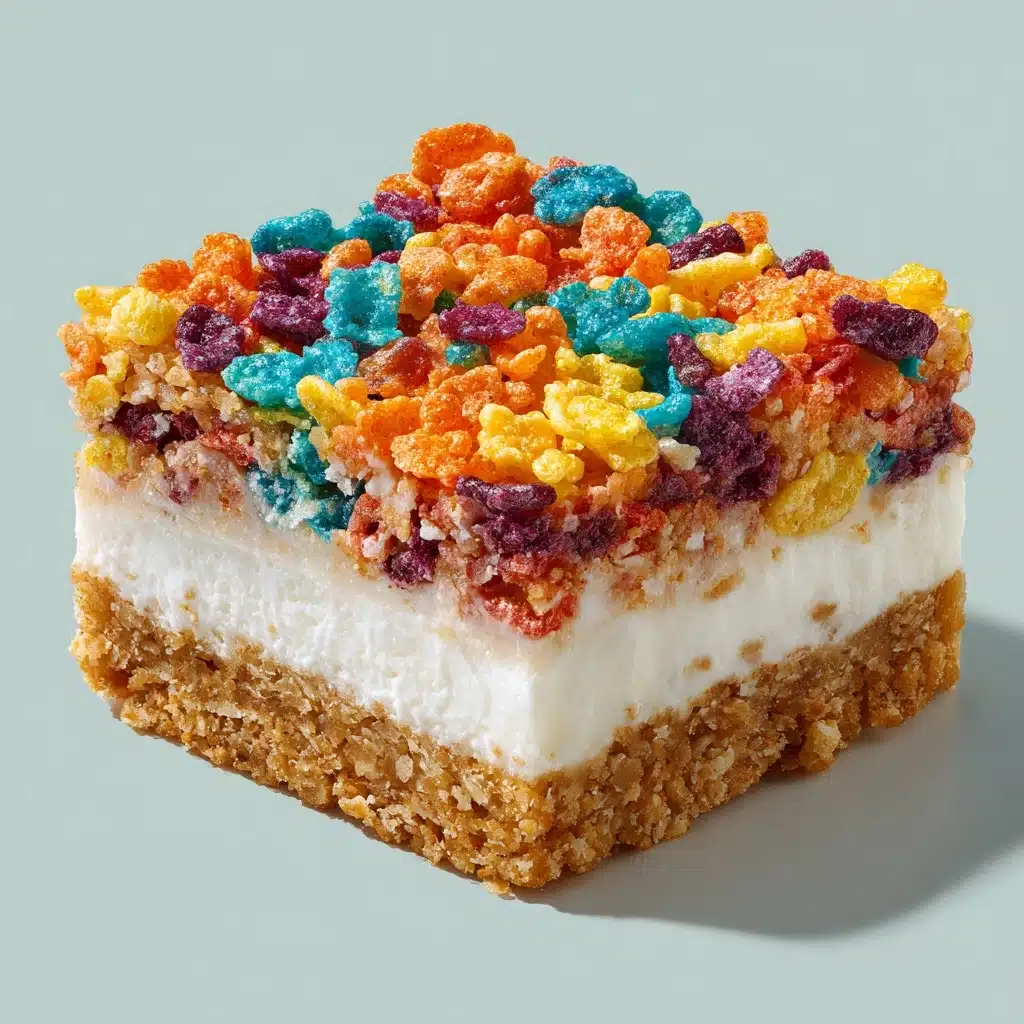 Fruity Pebbles Cookie Cheesecake Bars – 5 Sweet Reasons You’ll Love This Viral Treat Recipe - Recipe Image
