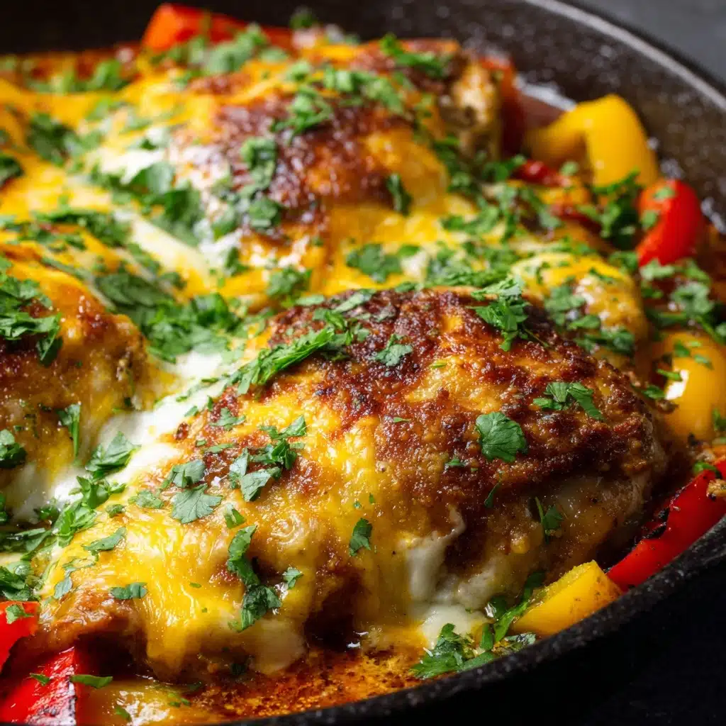 Cheesy Baked Fajita Chicken Recipe - Recipe Image