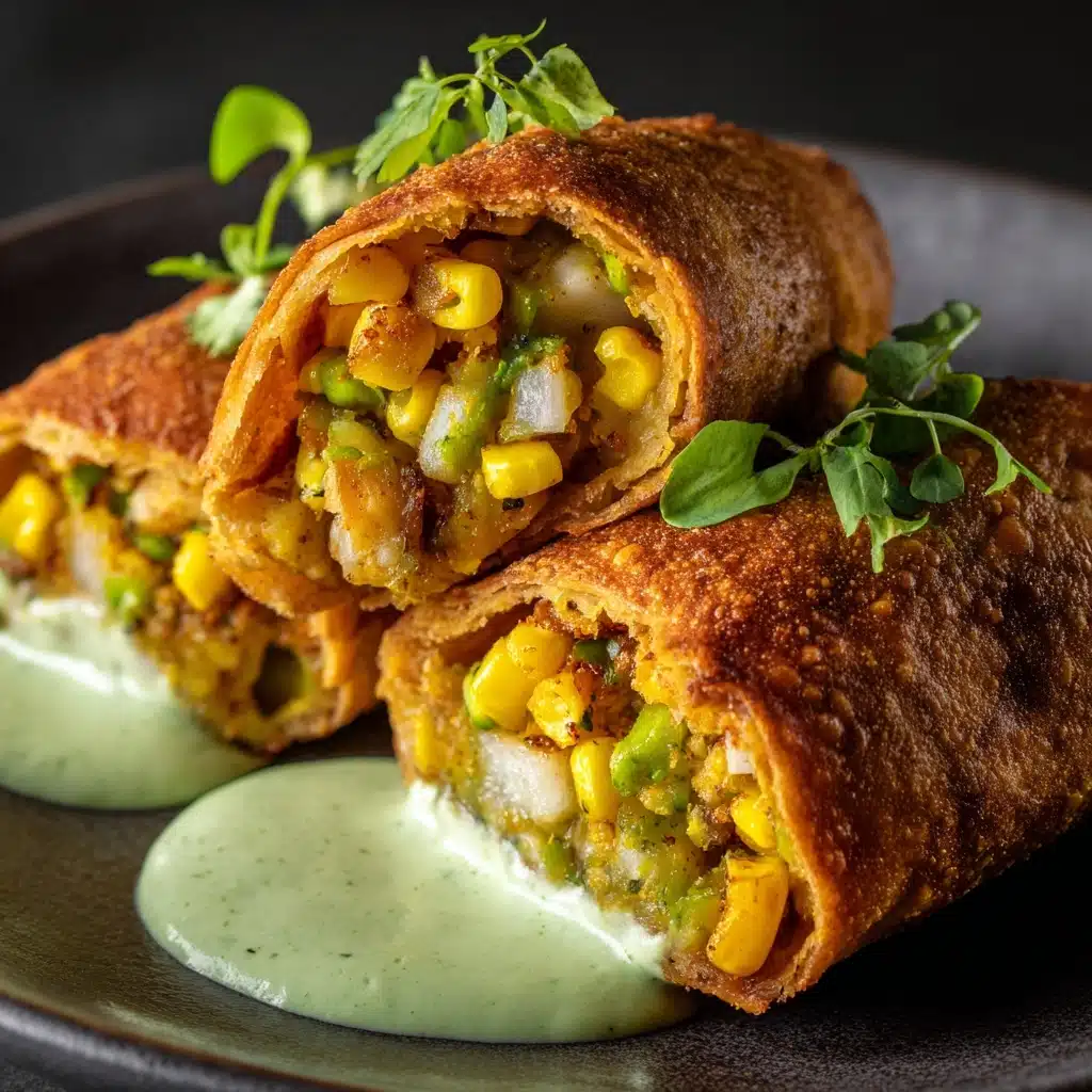 Crispy Elote Egg Rolls Recipe