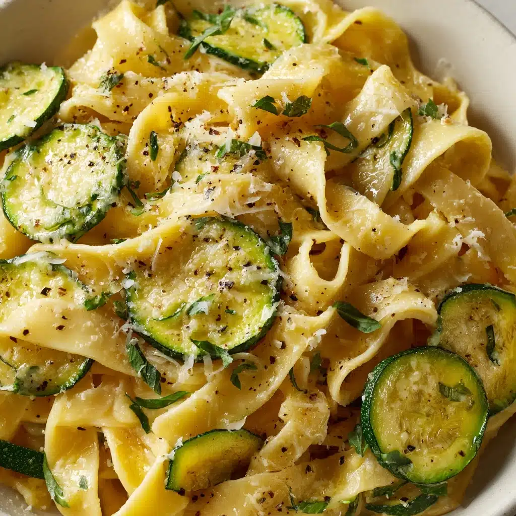 Creamy Courgette Pasta Recipe - Recipe Image