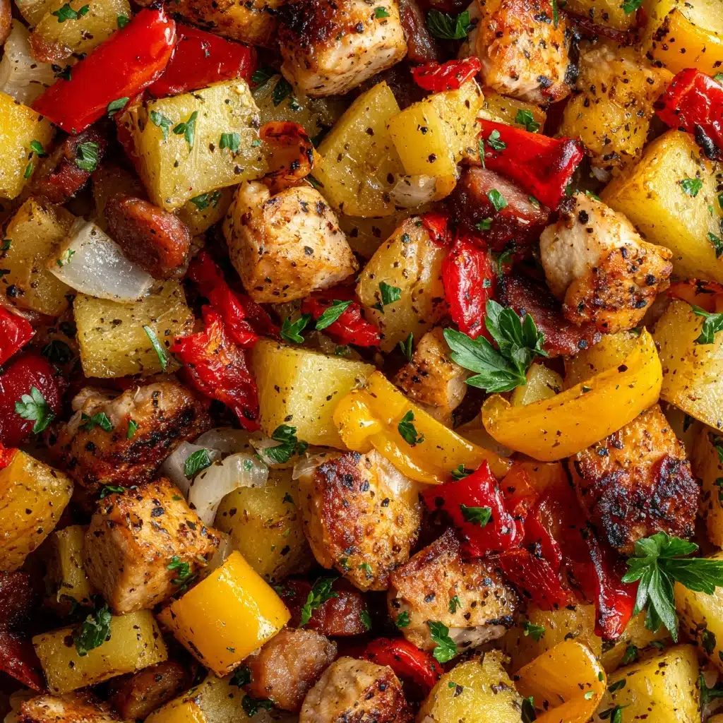 Chicken, Sausage, Peppers, and Potatoes Recipe