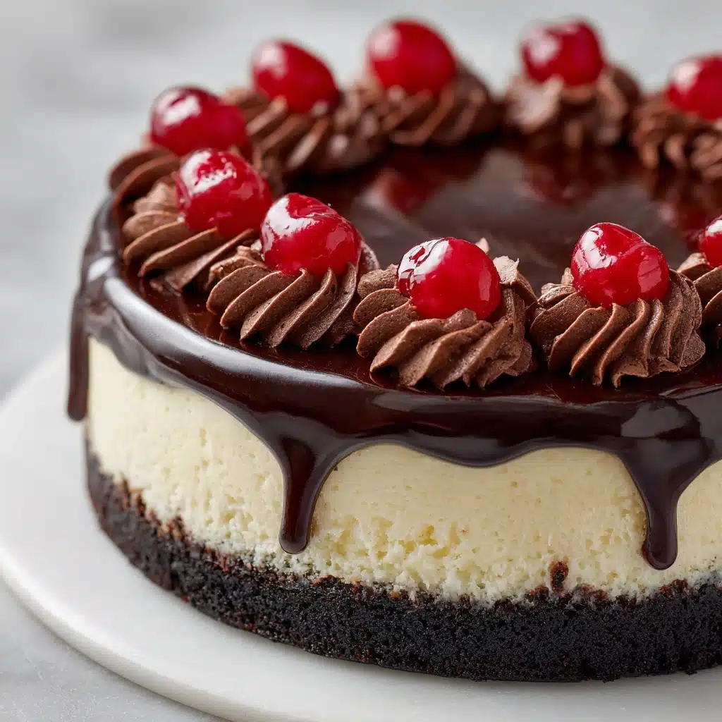 Black Forest Cheesecake Delight Recipe - Recipe Image