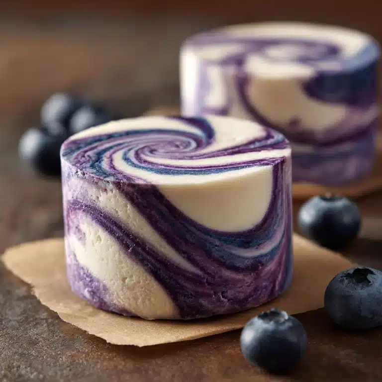 Blueberry Swirl Yogurt Bites Recipe