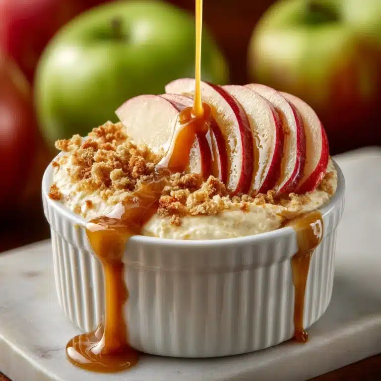 Cream Cheese Caramel Apple Dip with Toffee Bits Recipe