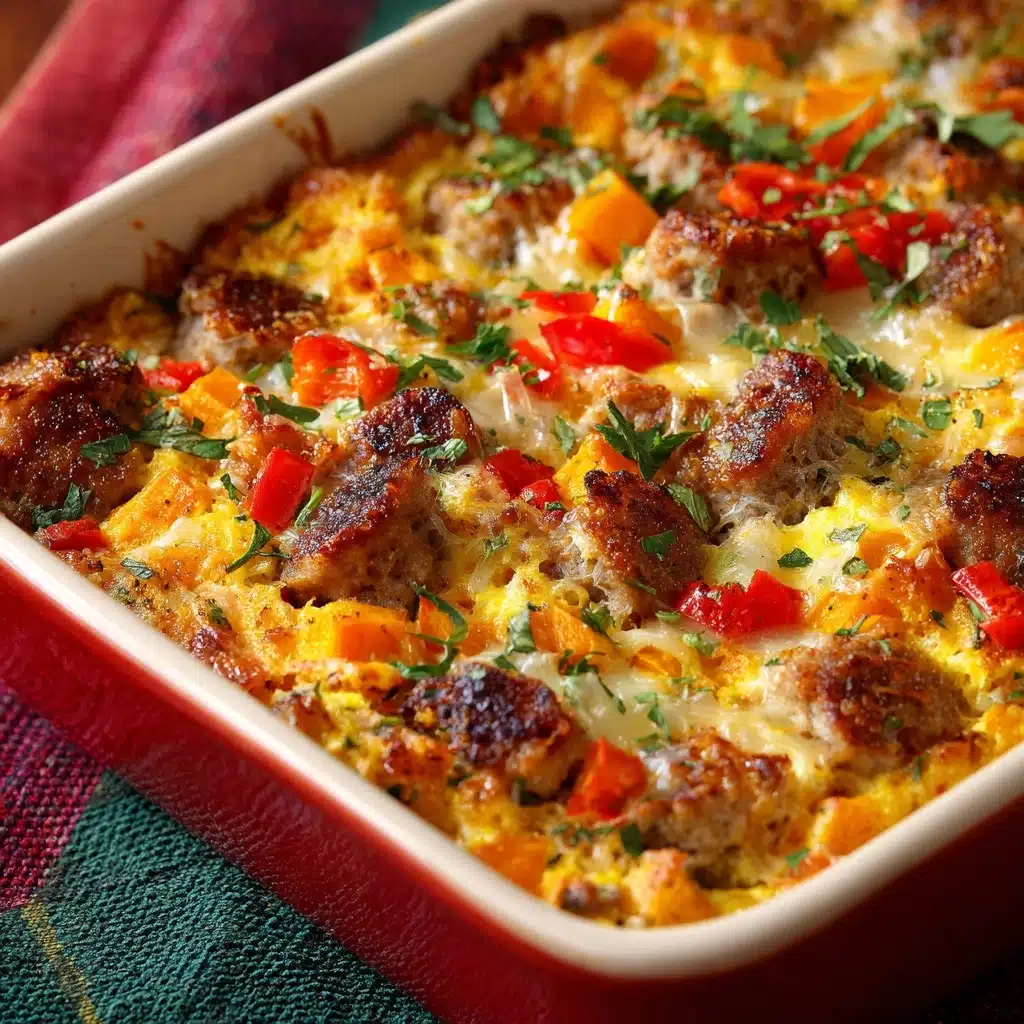 Sweet Potato Hashbrown Breakfast Casserole Recipe - Recipe Image