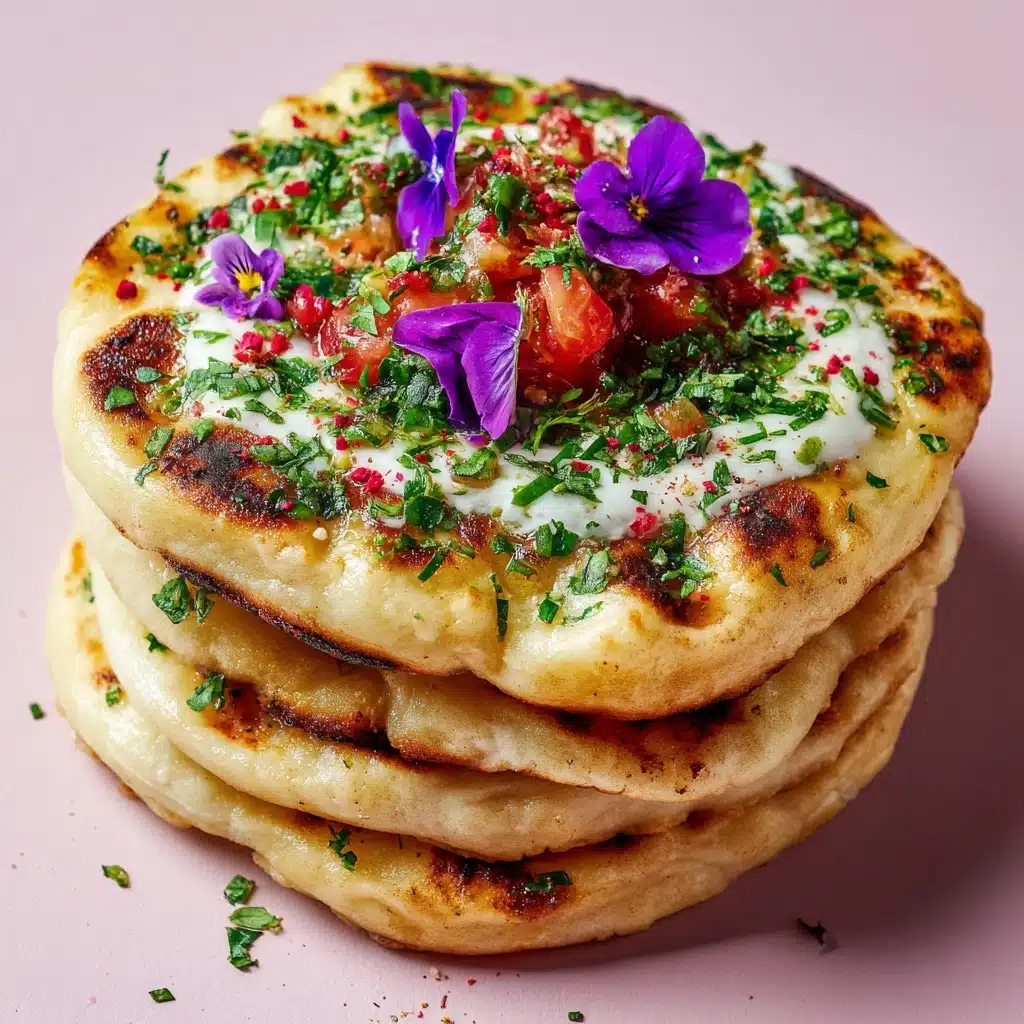 Grilled Naan (Indian Flatbread) Recipe - Recipe Image