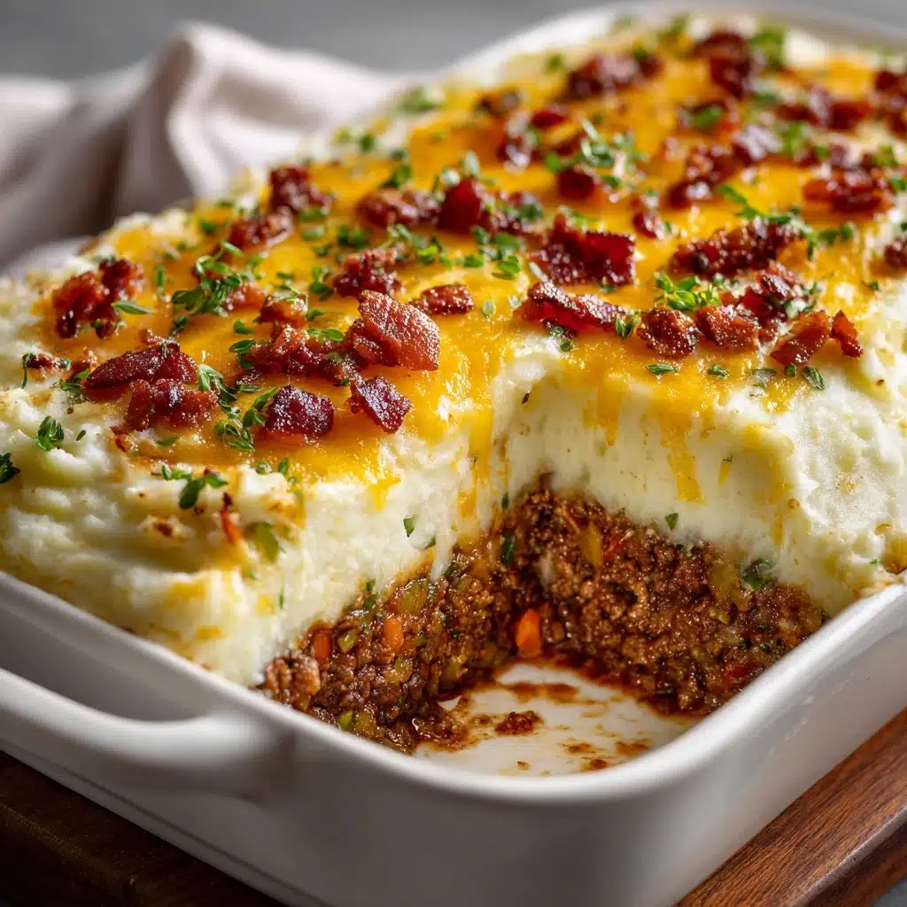 Mashed Potato Meatloaf Casserole Recipe
