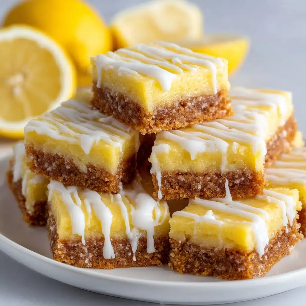Gluten-Free Lemon Brownies Recipe - Recipe Image