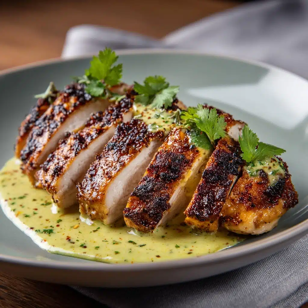 Peruvian Chicken with Green Sauce Recipe - Recipe Image