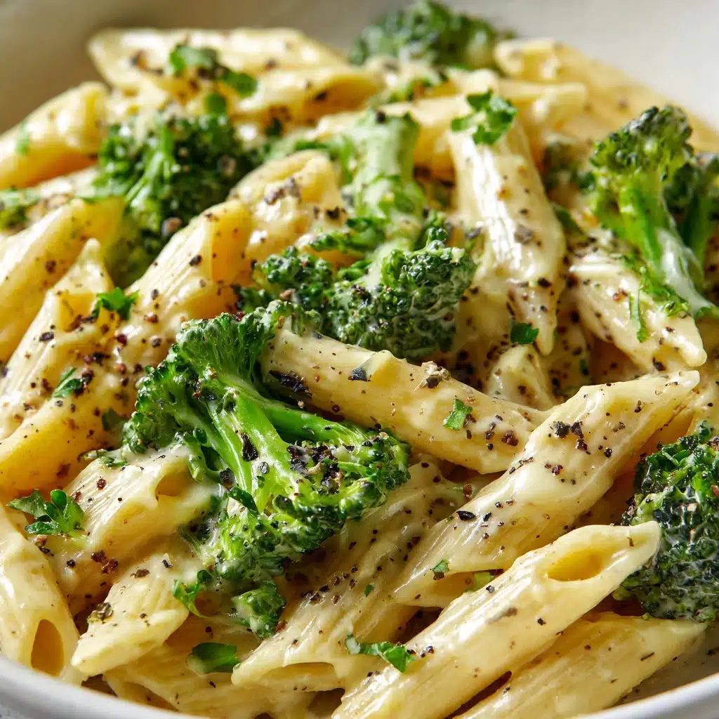 Creamy & Cheesy Broccoli Pasta Recipe - Recipe Image