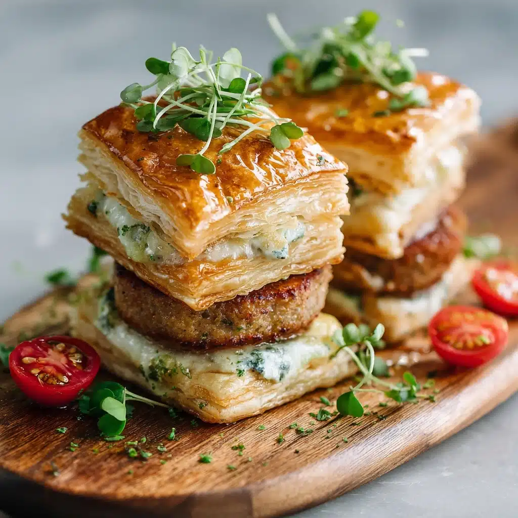 Cheese Puff Sliders Recipe - Recipe Image