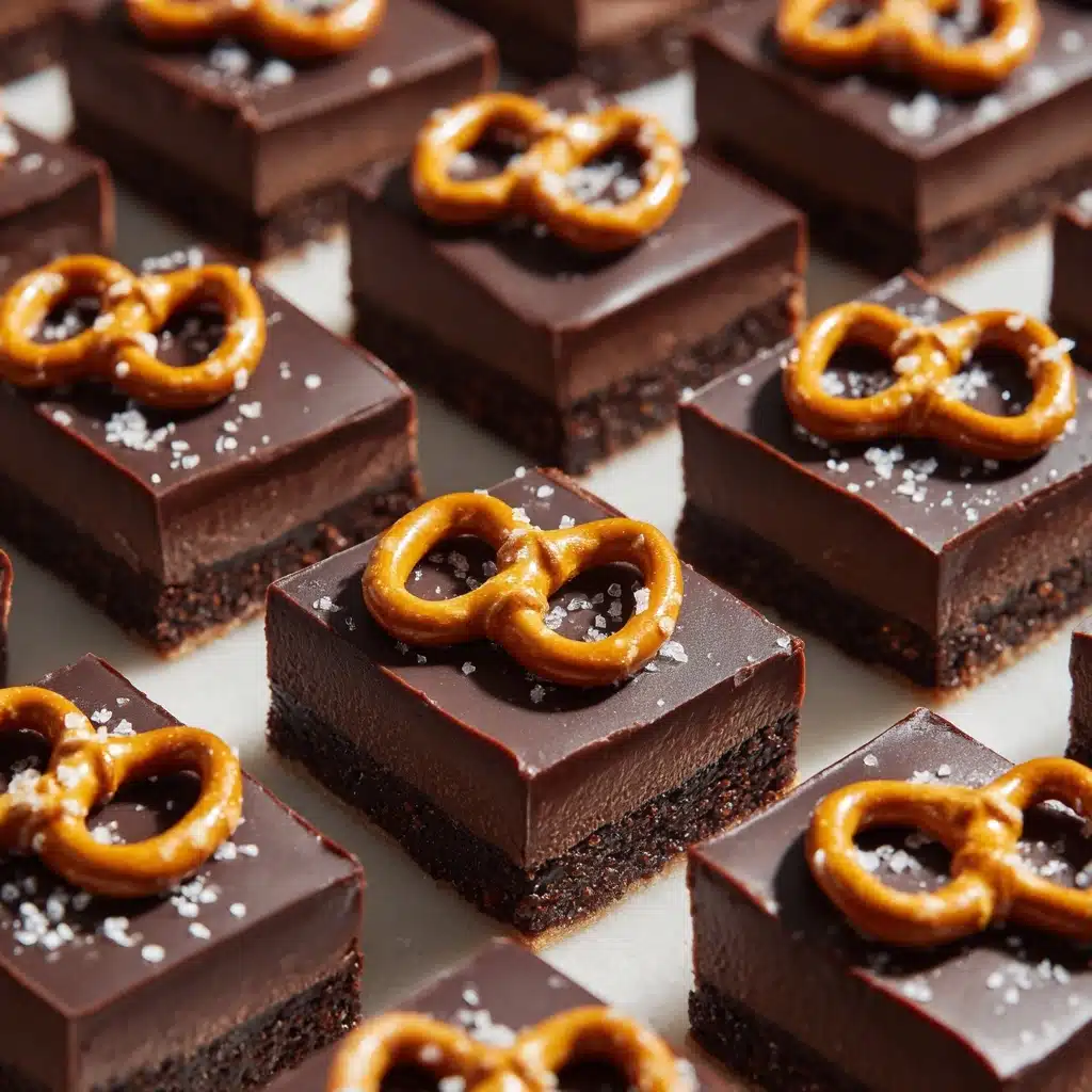 Chocolate Caramel Peanut Butter Pretzel Bars Recipe