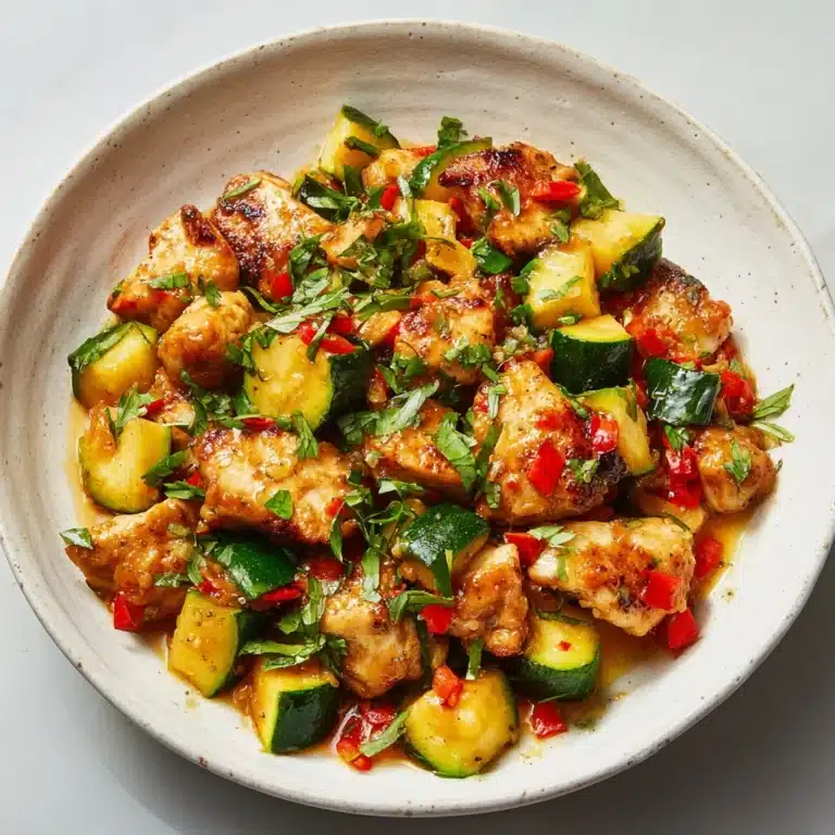 Tex-Mex Chicken and Zucchini Recipe