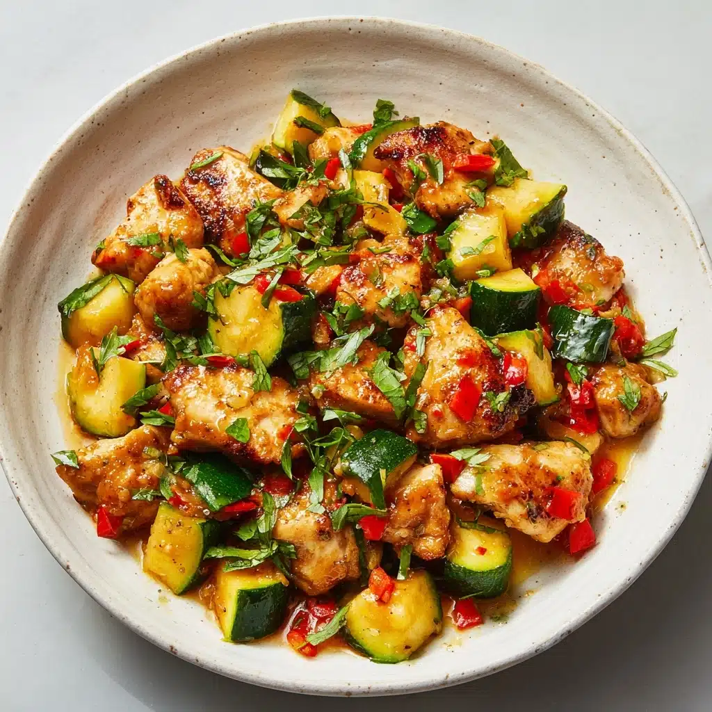 Tex-Mex Chicken and Zucchini Recipe - Recipe Image