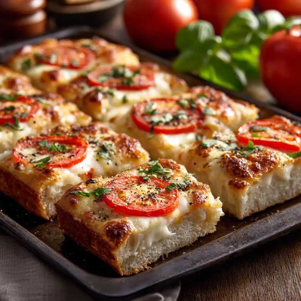 Crescent Roll Tomato-Basil Squares Recipe - Recipe Image