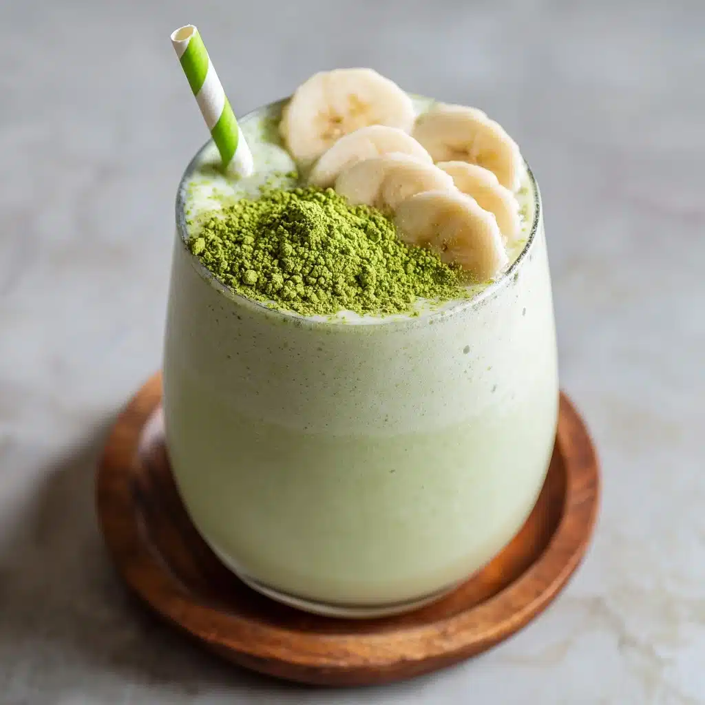 Banana Matcha Smoothie Recipe - Recipe Image