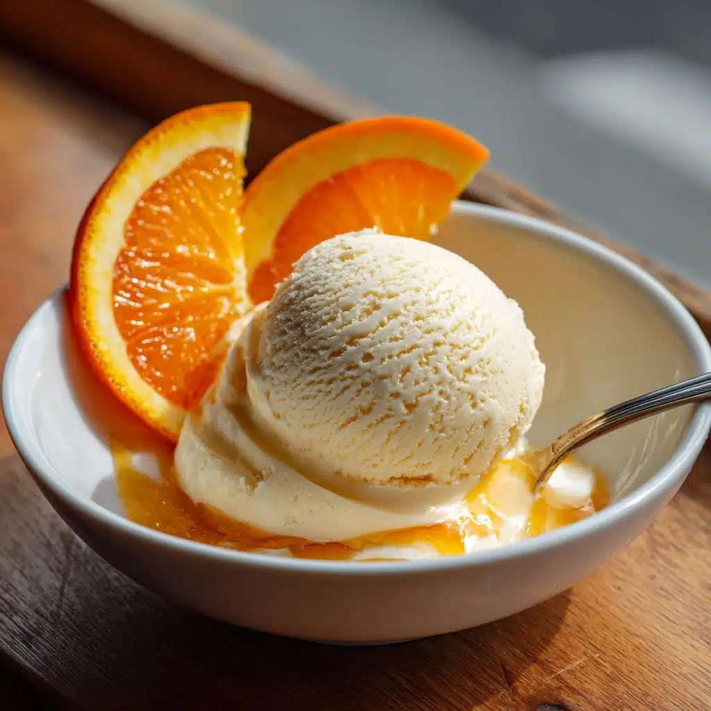 Orange Ice Cream Recipe