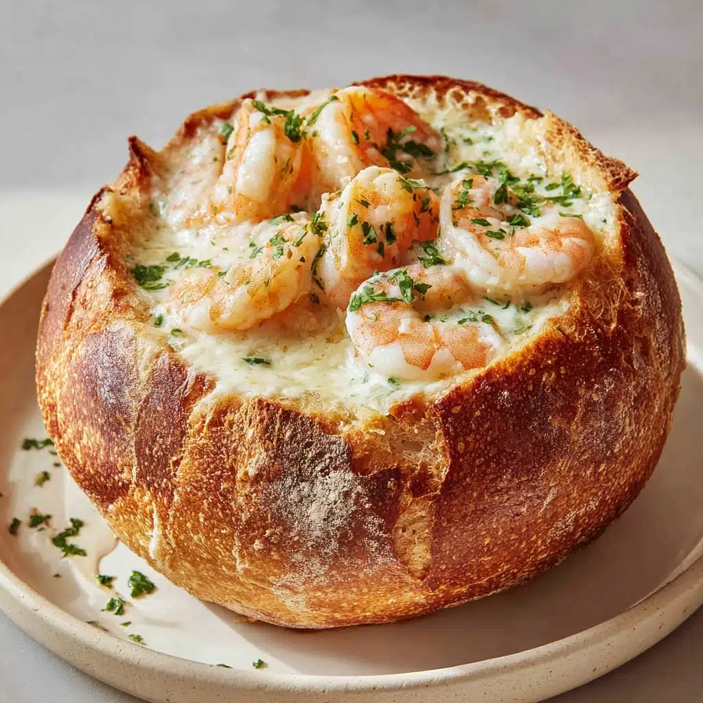 Stuffed Seafood Bread Bowl Recipe