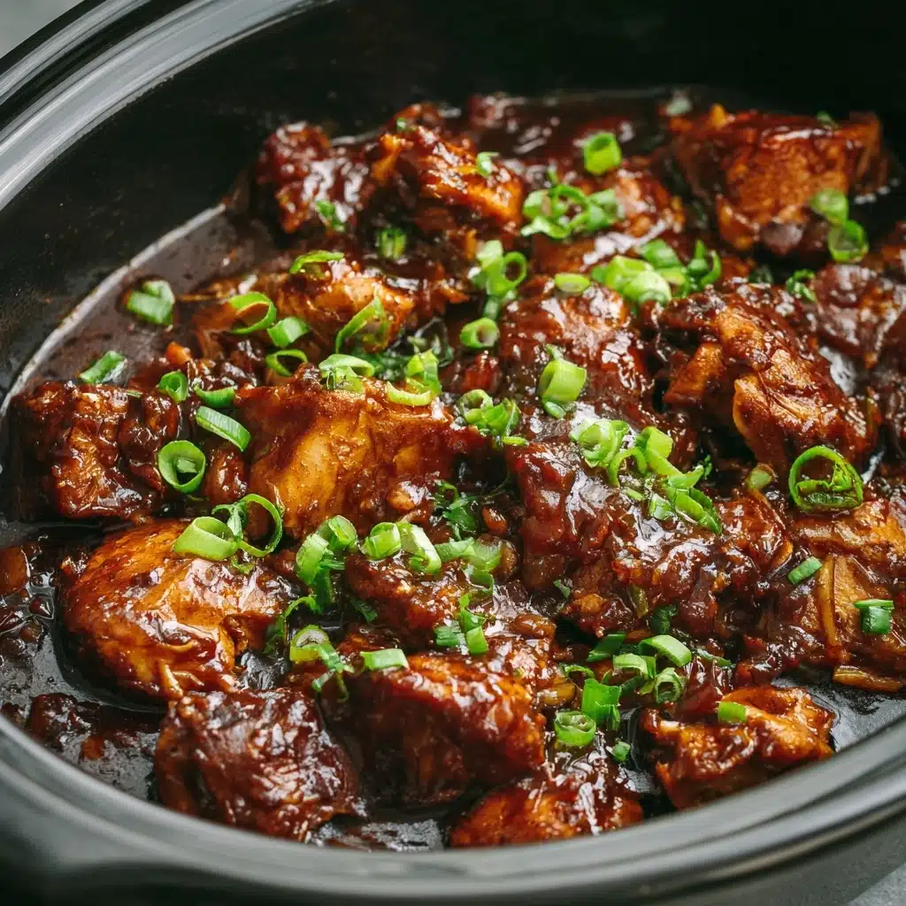 Slow Cooker Honey Garlic Chicken Recipe