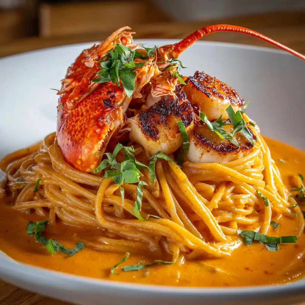 King Crab Pasta With Tomato and Ouzo Sauce: An Incredible Ultimate Recipe - Recipe Image