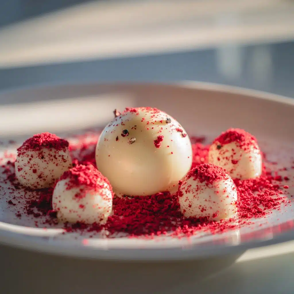 Irresistible White Chocolate Strawberry Truffles Recipe - Recipe Image