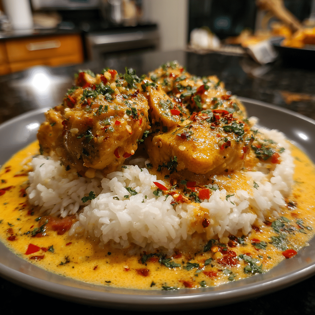 Best Smothered Chicken and Rice Recipe - Recipe Image