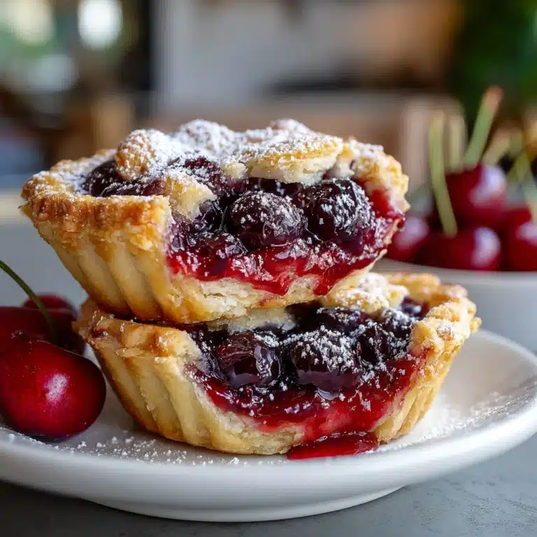 Mini Cherry Pies Recipe