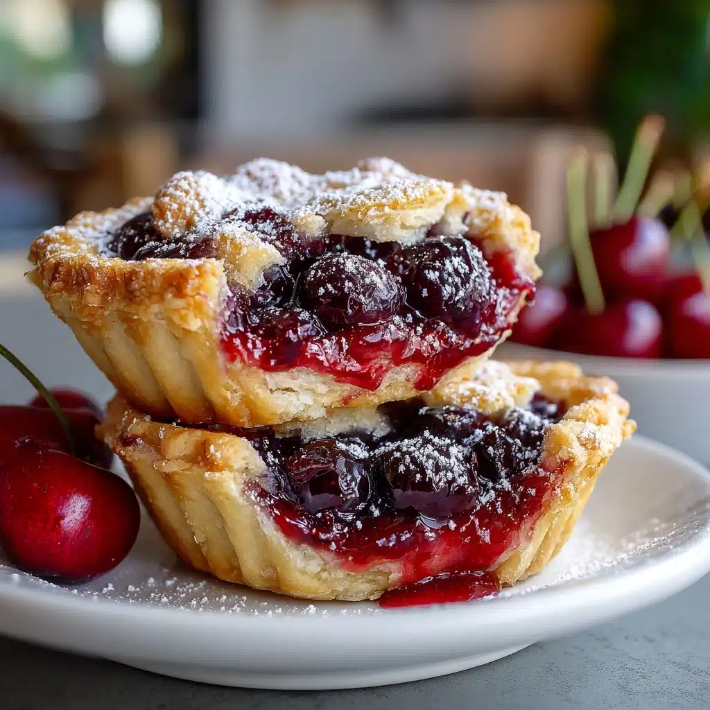 Mini Cherry Pies Recipe - Recipe Image