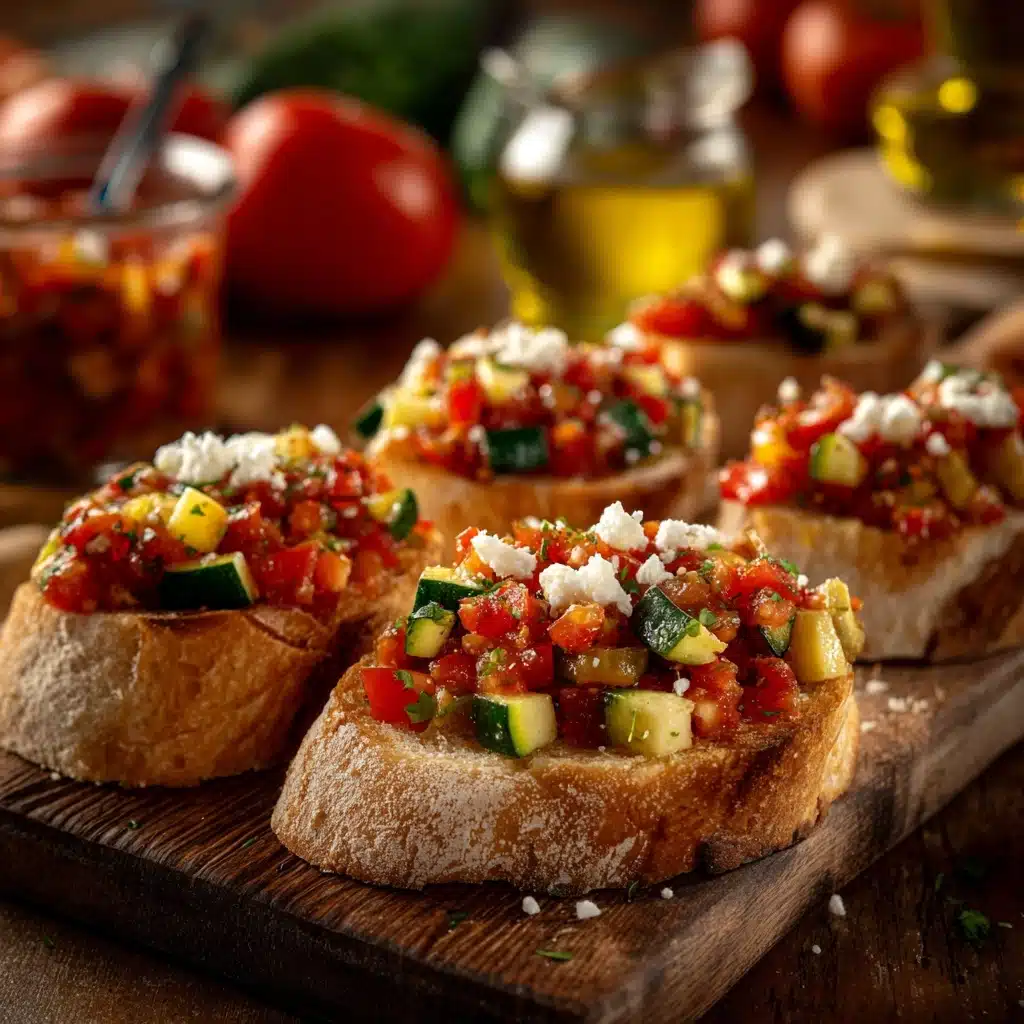 Eggplant and Tomato Bruschetta Recipe