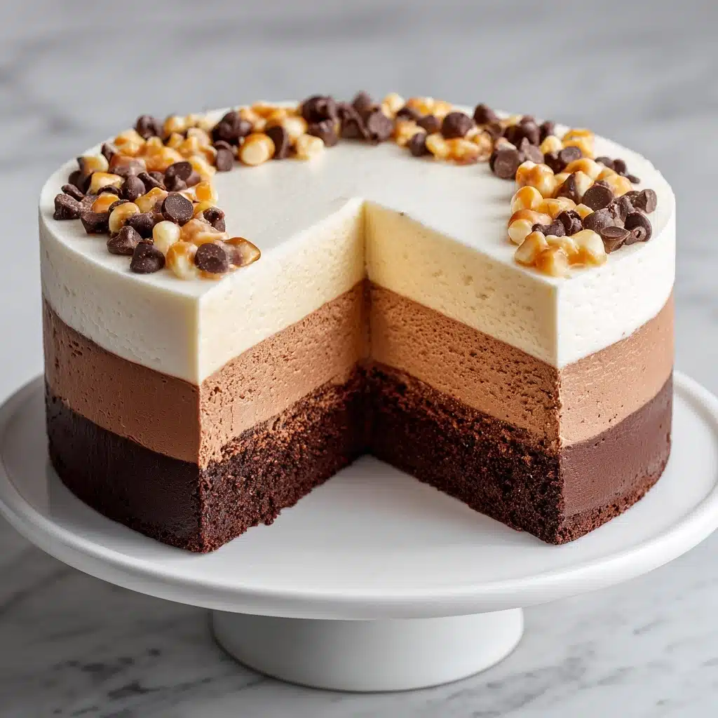 Tuxedo Cake: A Triple Chocolate Mousse Delight Recipe - Recipe Image