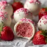 White Chocolate Strawberry Truffles Recipe