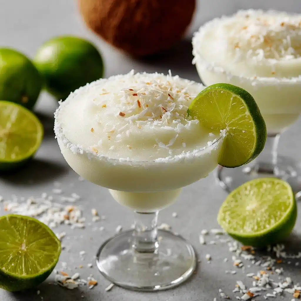 Coconut Lime Frozen Margaritas Recipe