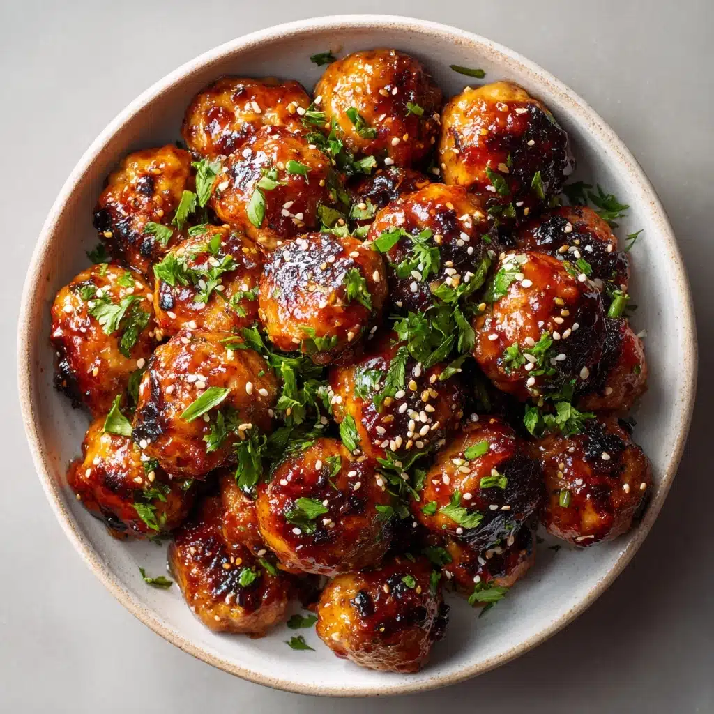 Honey Garlic Turkey Meatballs Recipe - Recipe Image