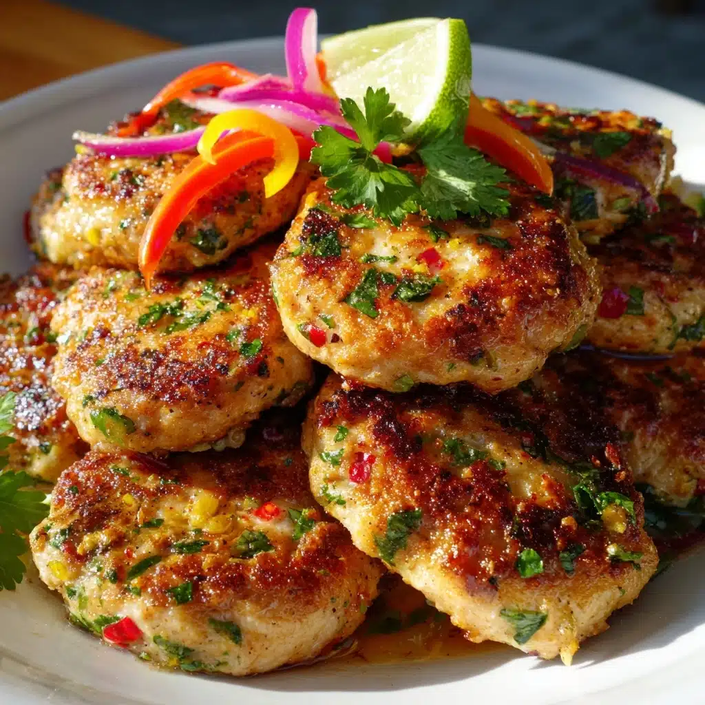 Mediterranean Chicken Patties Recipe - Recipe Image