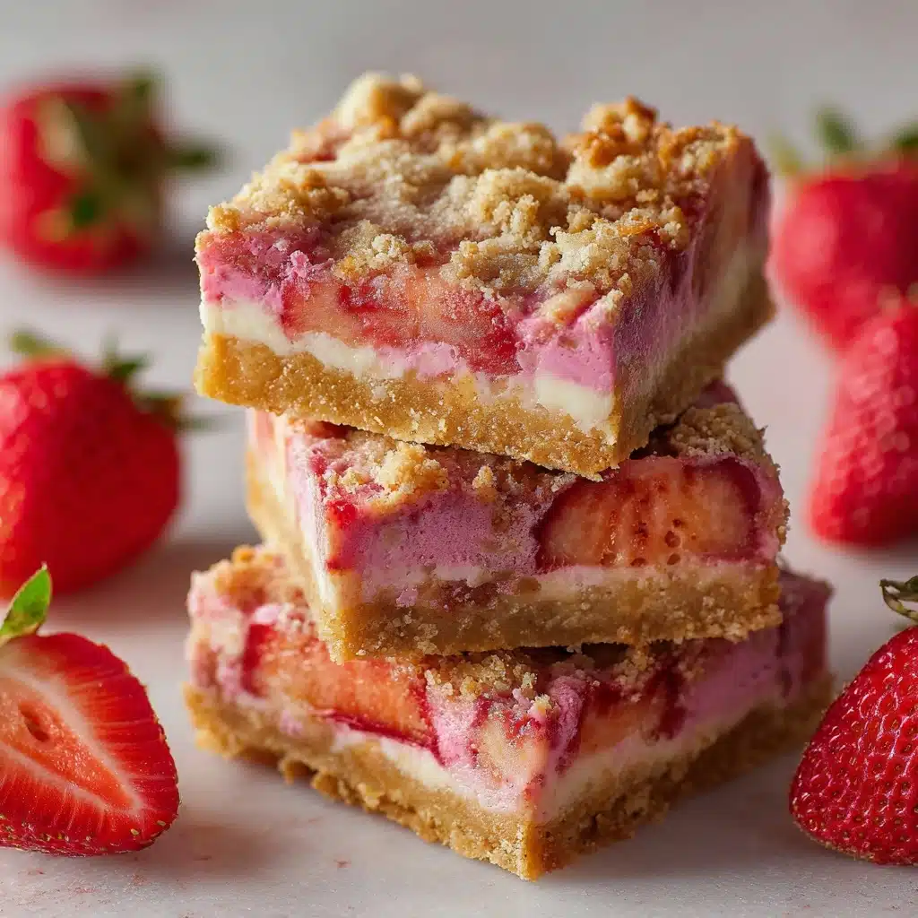 Strawberry Crunch Brownies Recipe - Recipe Image