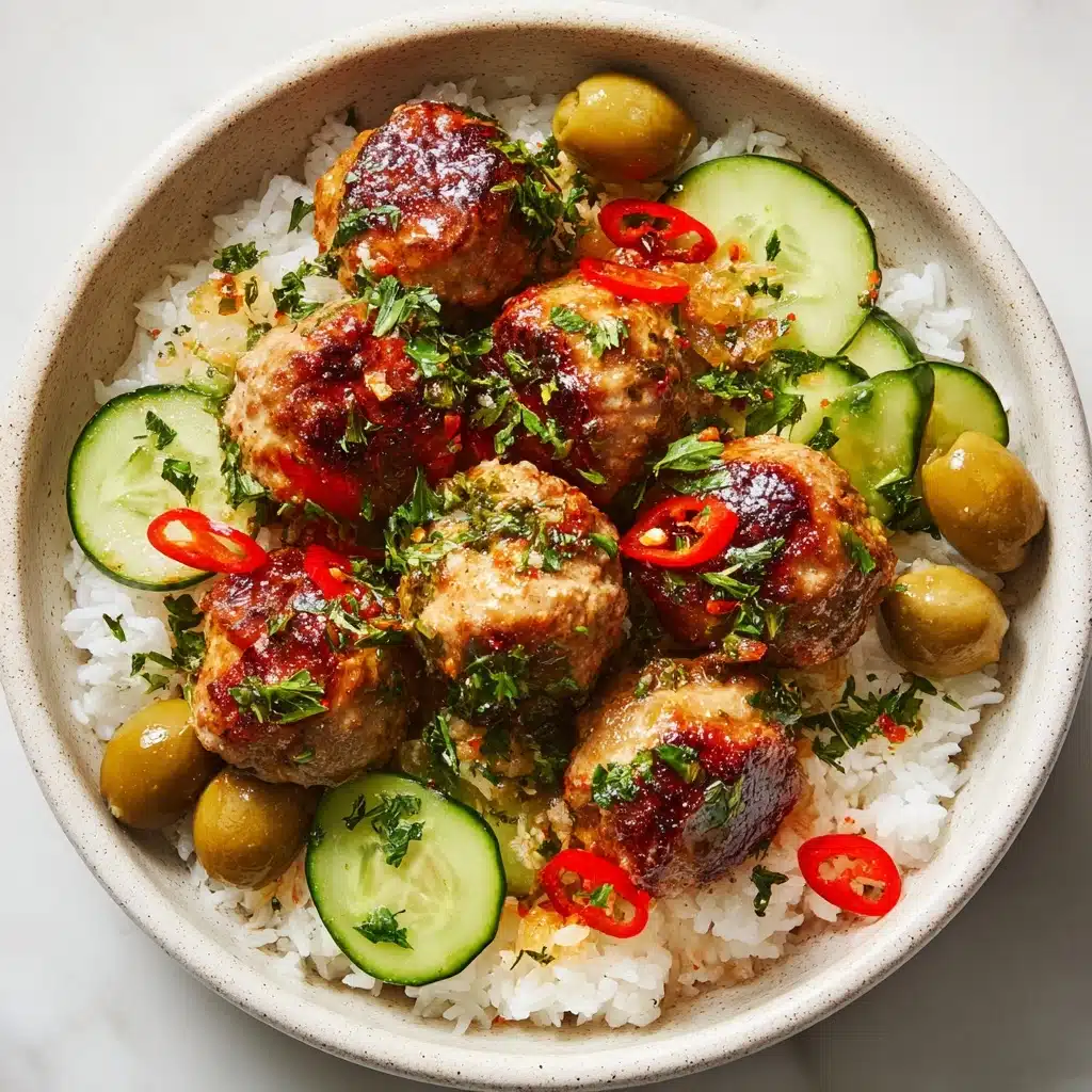 Mediterranean Chicken Meatballs Recipe