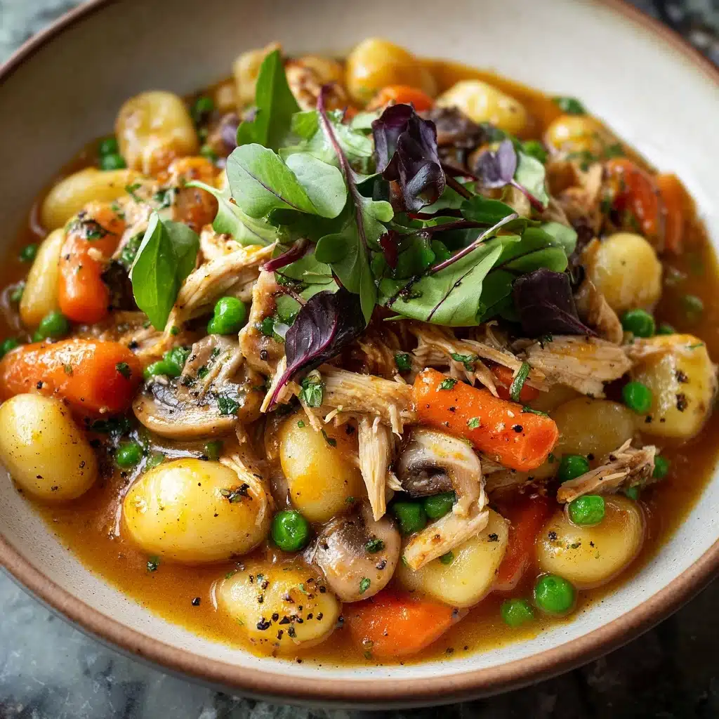 Creamy Chicken and Gnocchi Pot Pie Recipe - Recipe Image
